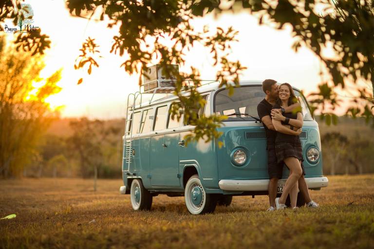 Ensaio com Kombi retro