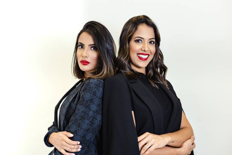 Bruna e Rayane (irmãs e parceiras no Studio Rayane Trindade) 