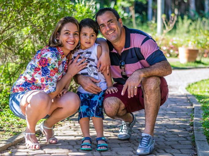 Ensaio de família | CAF Design Fotográfico | Realizado no Jardim Botânico, São Paulo