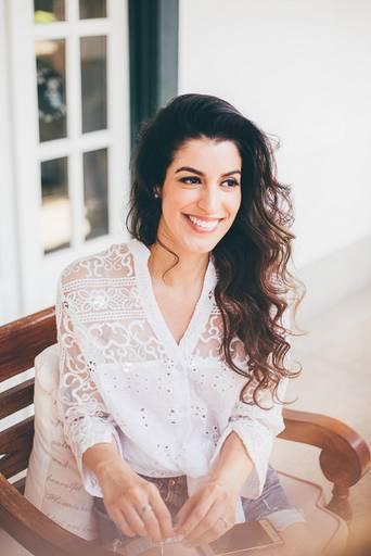 Maquilhagem de noiva azul