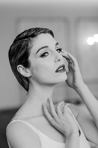 Maquilhagem de noiva, retrato de noiva, noiva arrojada, noiva com cabelo curto