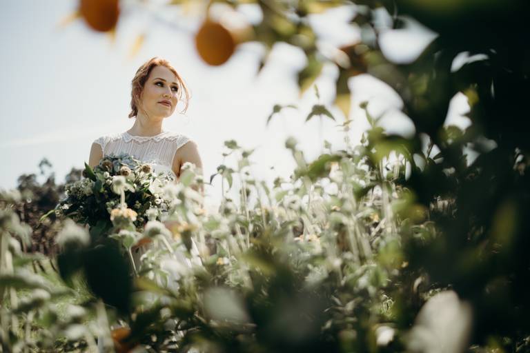 Maquilhagem de noiva, preparação da noiva, vestido de noiva