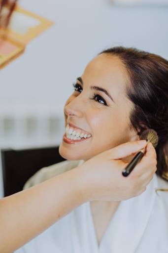 Maquilhagem de noiva, preparação da noiva, vestido de noiva, bouquet de noiva