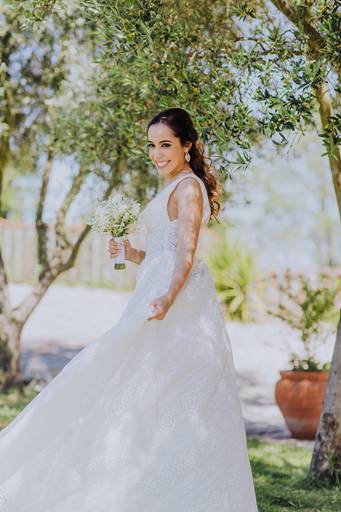 Maquilhagem de noiva, preparação da noiva, vestido de noiva, bouquet de noiva