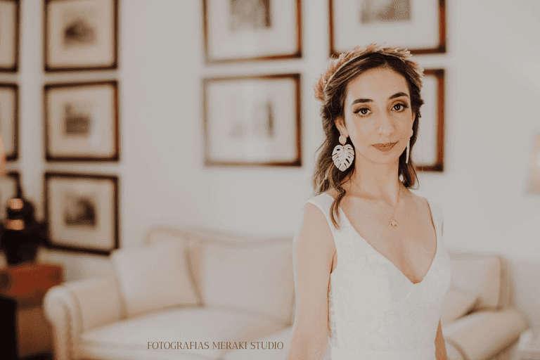 Maquilhagem de noiva, preparação da noiva, vestido de noiva, bouquet de noiva