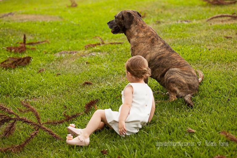 FOTO BOOK INFANTIL MENINA E CACHORRO  CAXIAS DO SUL-RS