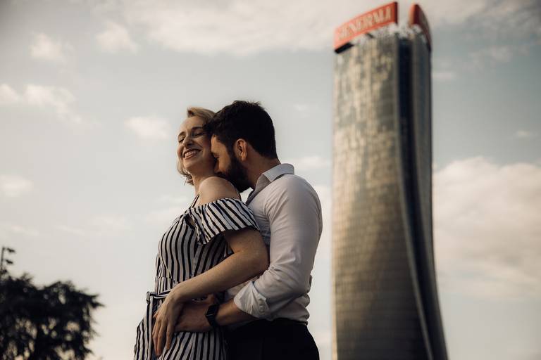 fotografo em milao brasileiro na italia roma florença elopement wedding matrimonio sposi casamento fotos onde leonardo algozzino tre torri citylife