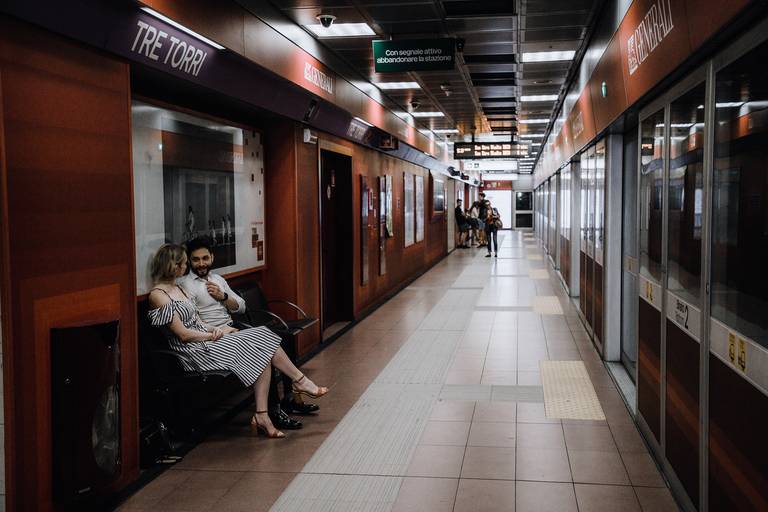 fotografo em milao brasileiro na italia roma florença elopement wedding matrimonio sposi casamento fotos onde leonardo algozzino metro