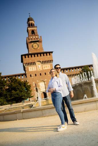 castelo sforzezco milão sessão fotográfica