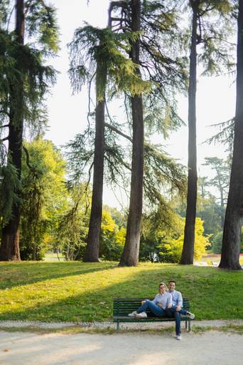 Ensaio de fotos no Parco Sempione Milão