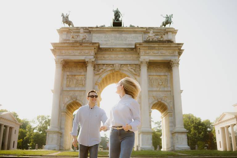 Ensaio fotográfico noivado elopement na Itália