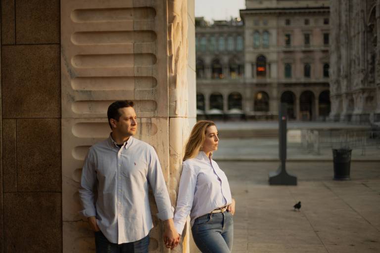 casal em milão ensaio completo