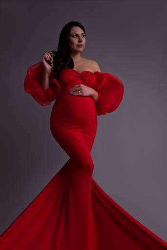 fotografia de gestante fashion