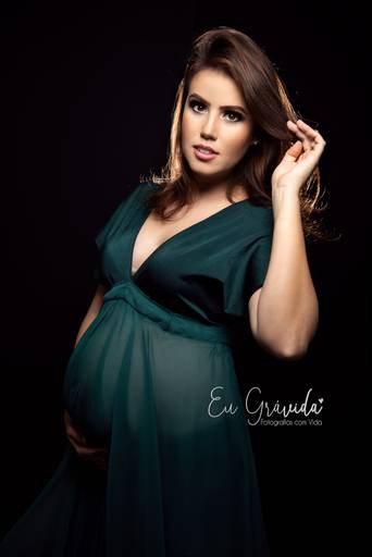 Ensaio fotográfico de gestante de moda 