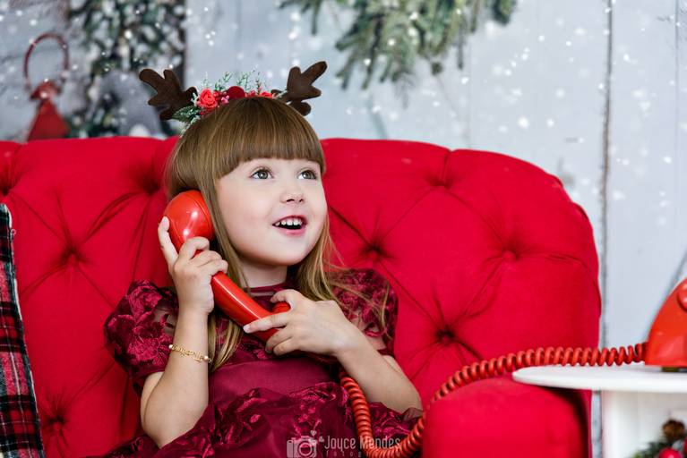 Alô papai noel, sessão de fotos de natal lindas