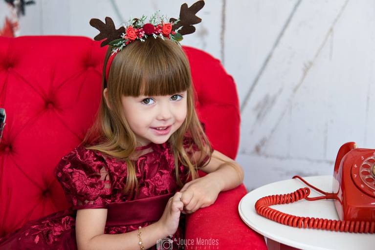 Sessão fotográfica de Natal