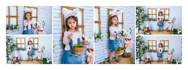 ensaio de páscoa infantil