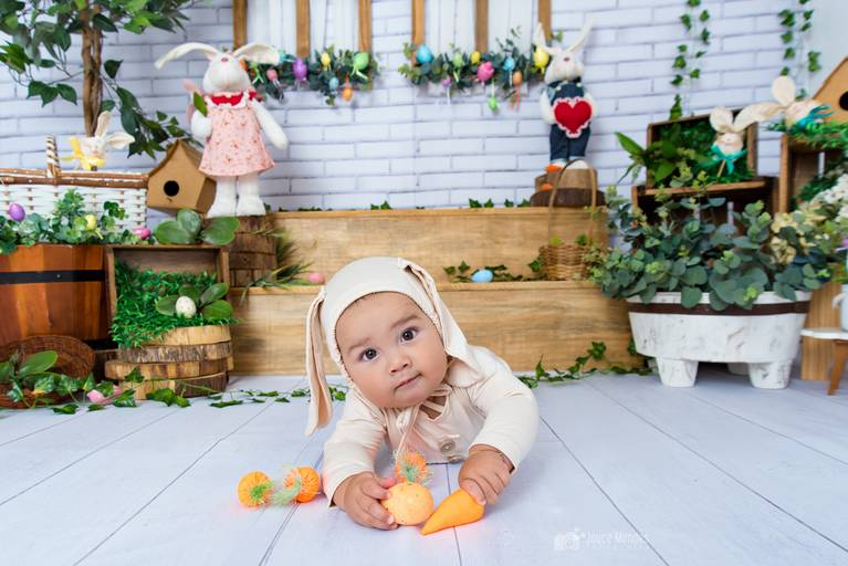 sessão infantil de páscoa para meninos