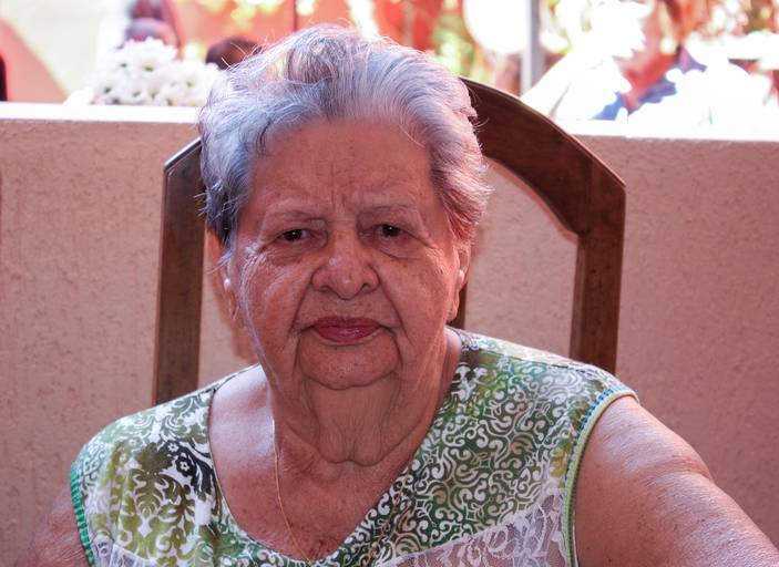 Olguita fez 89 anos com muita força e alegria
