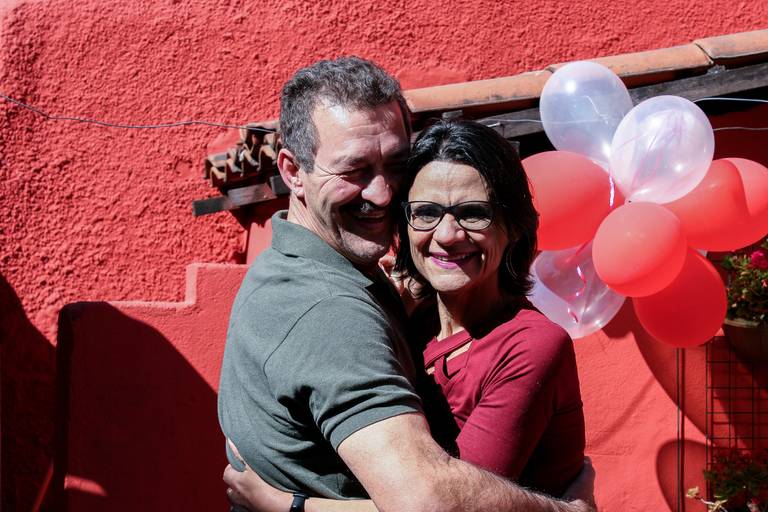 Mirian e Alair, casal de amigos