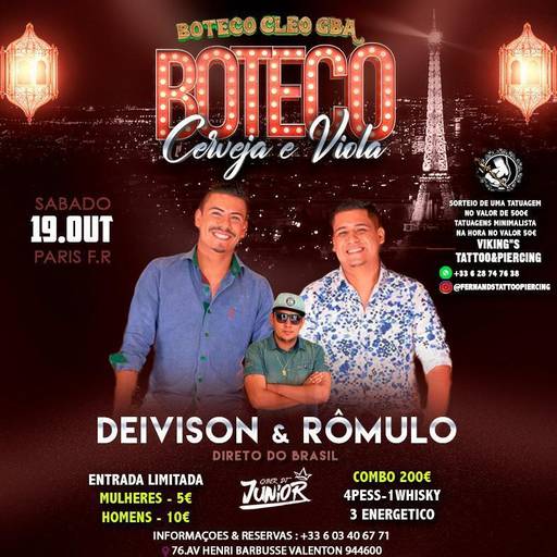 Deivison e Rômulo / Bora Balada / Europa / Sertãozinho