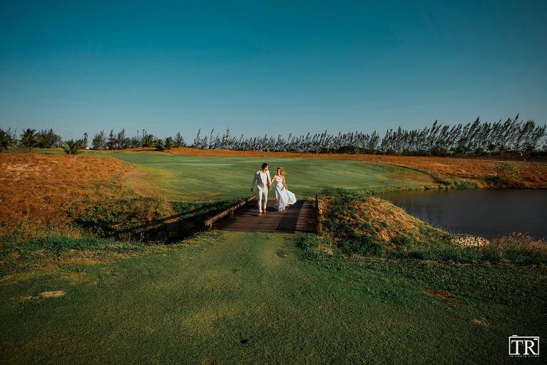 Sessão fotográfica Aquiraz Riviera campo de golfe - Fortaleza CE
