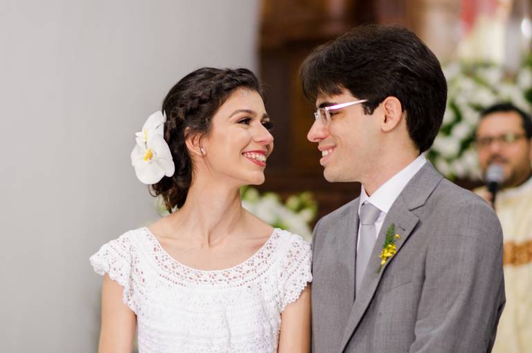 choro de alegria casal casamento igreja do poço da panela recife pe isabela lucena fotografia