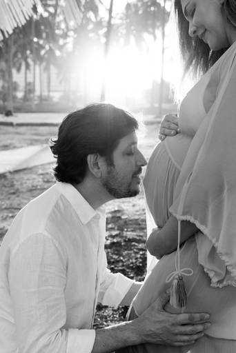 ensaio gestante na praia do paiva- ensaio no fim da tarde no paiva- ensaio na praia-isabela lucena fotografia