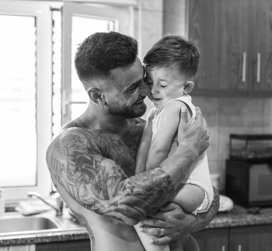 batizado.. amor de pai