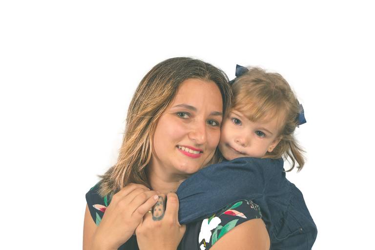 Filha e mamãe - foto dias das mães - Eliseu Batista Fotografia