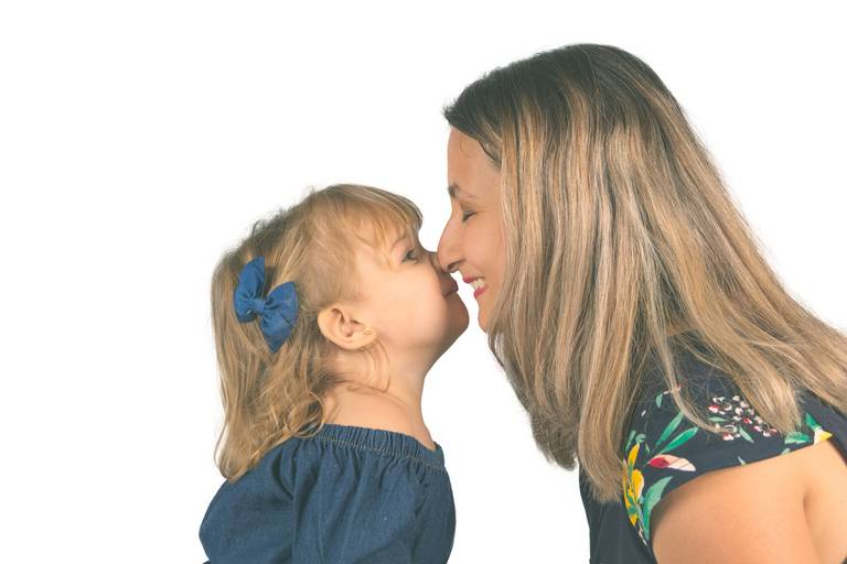 Filha e mamãe - foto dias das mães - Eliseu Batista Fotografia