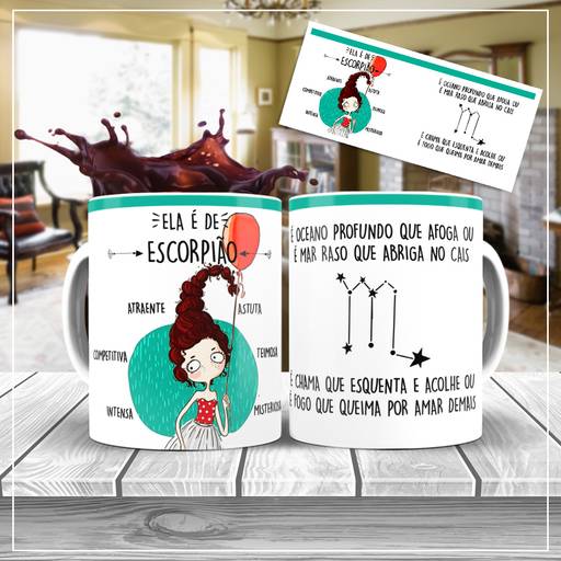 Canecas personalizadas tema signos - revelfilme - Eliseu Batista Fotografia