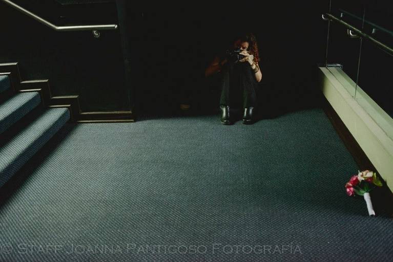 Few minutes between Portraits and Reception. Captured y my second shooter on this wedding Jamil.