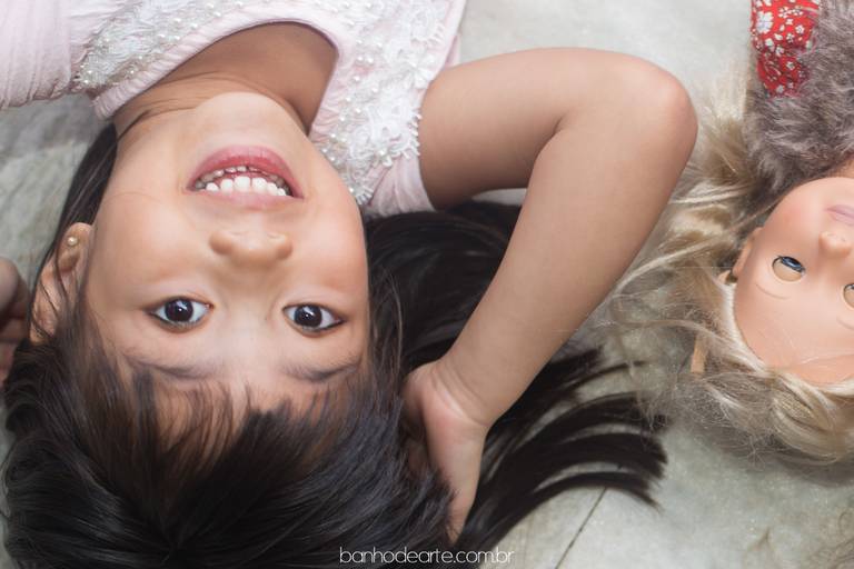 Fotografia de bebês e crianças - Banho de Arte