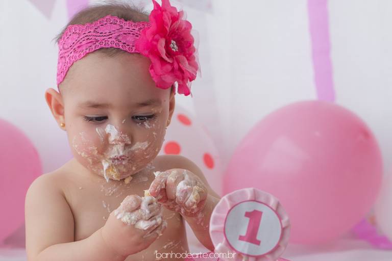 Fotografia de bebês e crianças - Banho de Arte