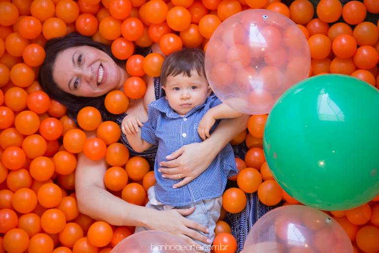 Fotografia de bebês e crianças - Banho de Arte