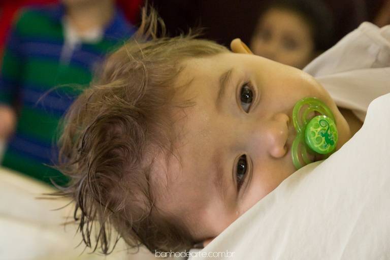 Fotografia de bebês e crianças - Banho de Arte