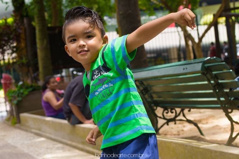 Fotografia de bebês e crianças - Banho de Arte