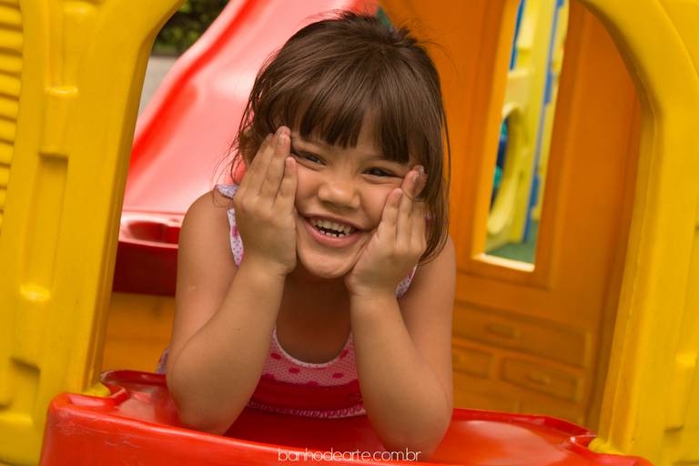 Fotografia de bebês e crianças - Banho de Arte
