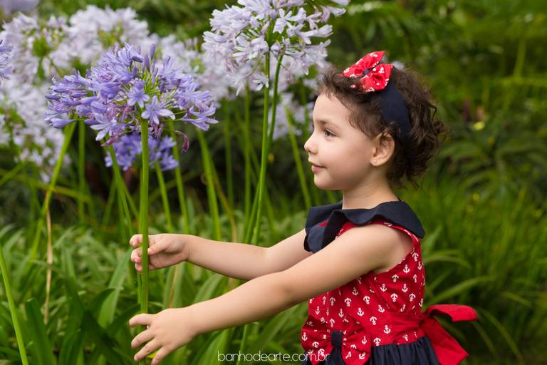 Fotografia de bebês e crianças - Banho de Arte