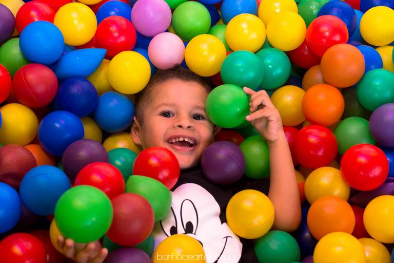 Fotografia de bebês e crianças - Banho de Arte