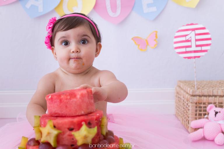 Fotografia de bebês e crianças - Banho de Arte