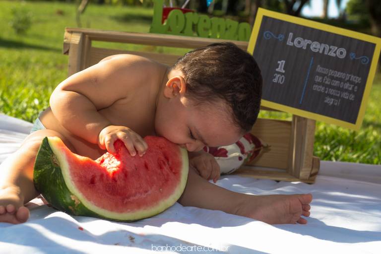 Fotografia de bebês e crianças - Banho de Arte