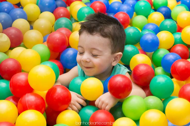 Fotografia de bebês e crianças - Banho de Arte