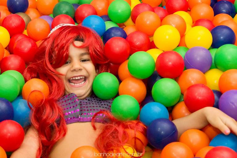 Fotografia de bebês e crianças - Banho de Arte