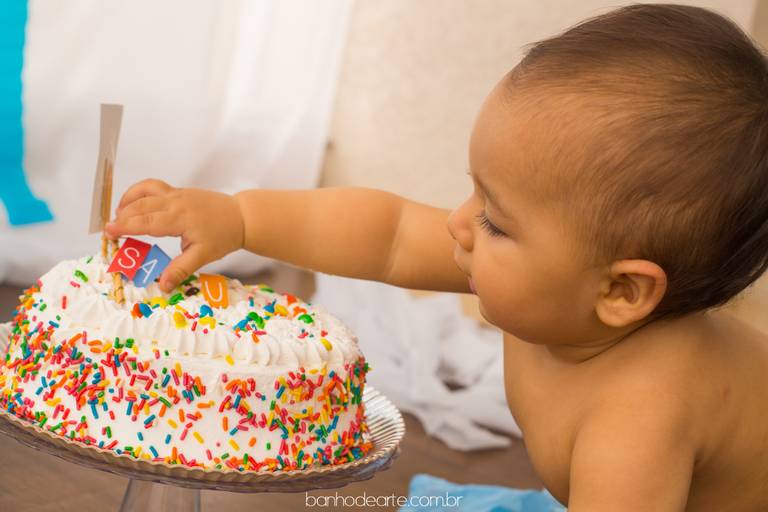 Fotografia de bebês e crianças - Banho de Arte