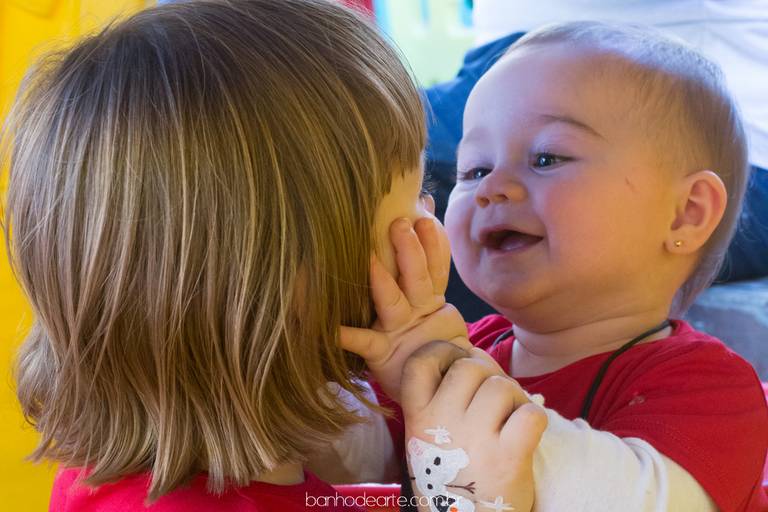 Fotografia de bebês e crianças - Banho de Arte