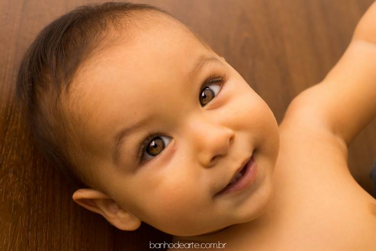 Fotografia de bebês e crianças - Banho de Arte