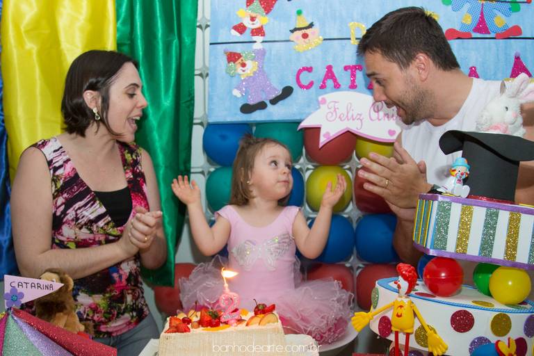 Fotografia de Aniversário Infantil - Banho de Arte