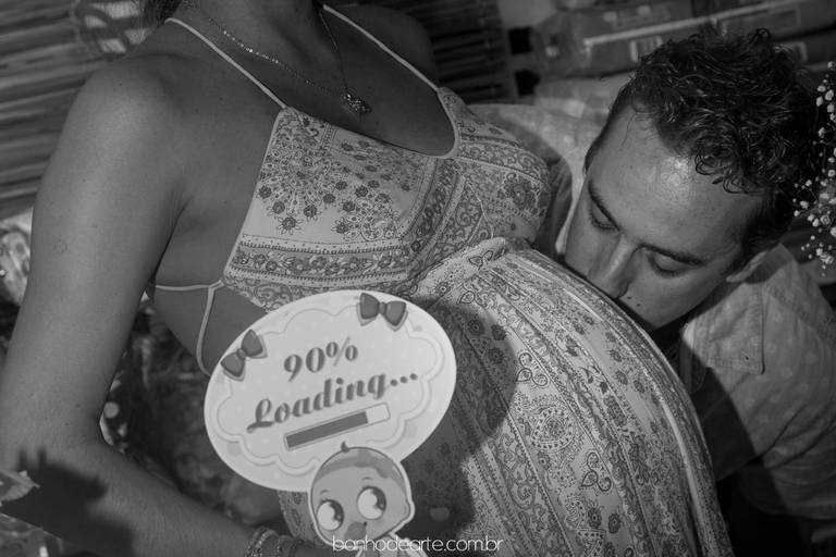 Fotografia de Chá de Bebê - Banho de Arte